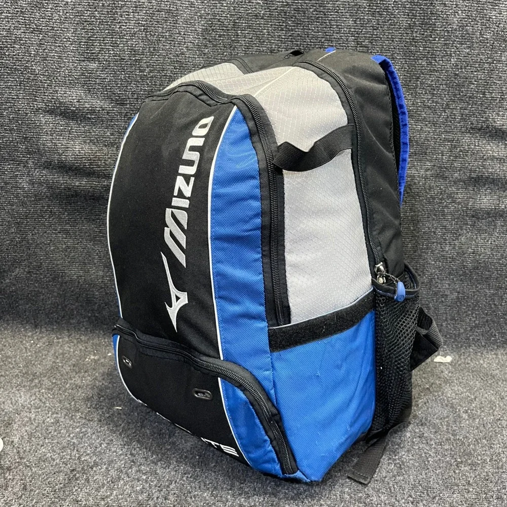 Mizuno MVP Elite Large Black‎ Blue Baseball Softball BatPack Equipment Backpack